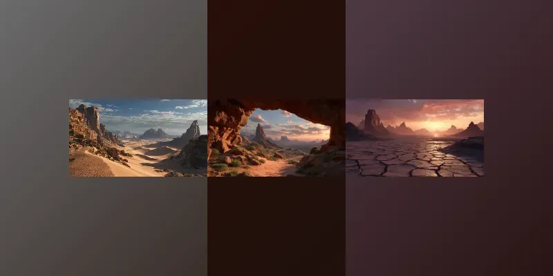 Cinematic Desert Landscapes Generator App | PromptBase