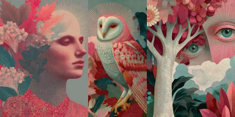 Dreamy Retroprint Fantasy Style Generator App | PromptBase
