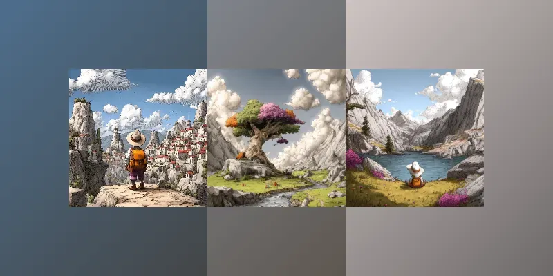 Adventure Storybook Landscapes Generator App | PromptBase