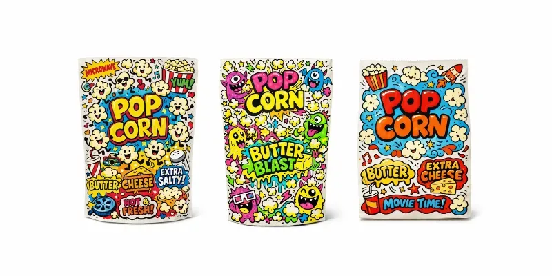 Whimsical Popcorn Pack Generator App | PromptBase