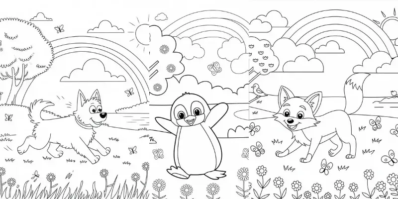 Kids Coloring Pages Prompt Generator App | PromptBase