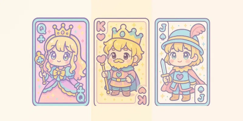 Cute Chibi Playing Cards Generator App | PromptBase