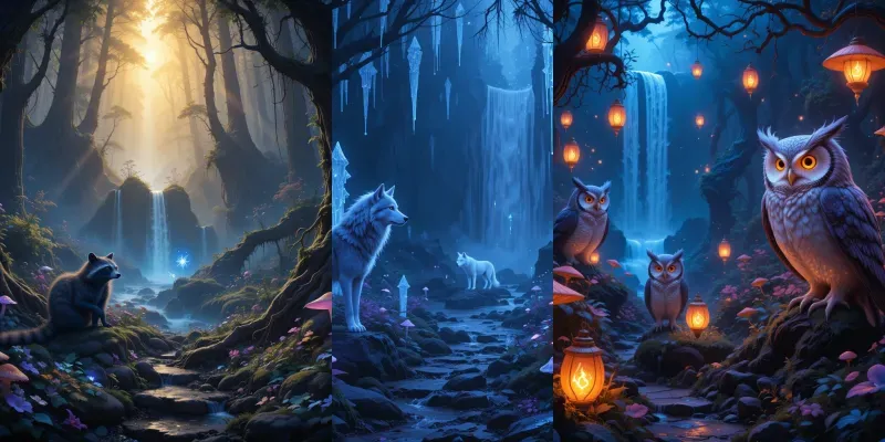 Enchanting Fantasy Forest Creatures Generator App | PromptBase