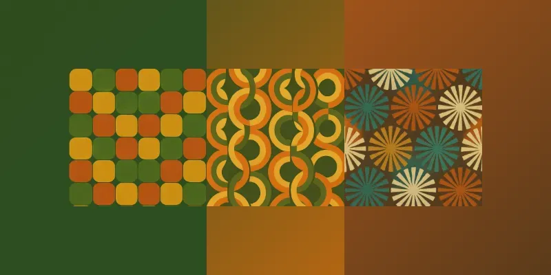 Retro 70s Geometric Patterns Generator App | PromptBase
