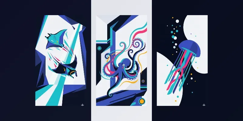 Aquarium Motion Vector Art Generator App | PromptBase