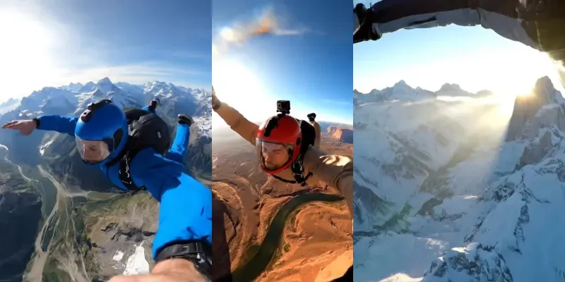 Epic Pov Sky Dives Generator App | PromptBase