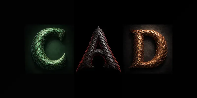 Dragon Scale Letter Typography Generator App | PromptBase