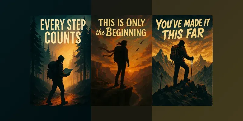 Ai Motivational Journey Poster Generator App | PromptBase