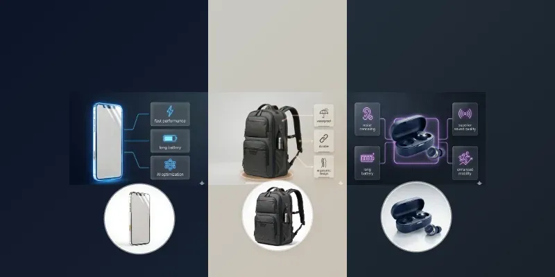 Smart Product Ui With Benefits Display Generator App | PromptBase