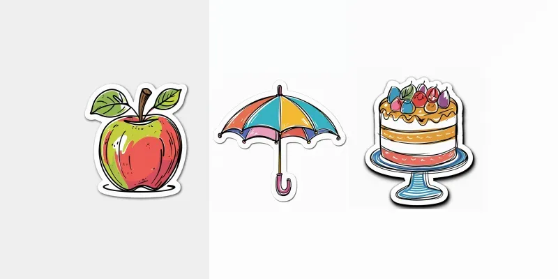 Quirky Objects For Stickers Clip Art Leonardo Ai Prompt | PromptBase