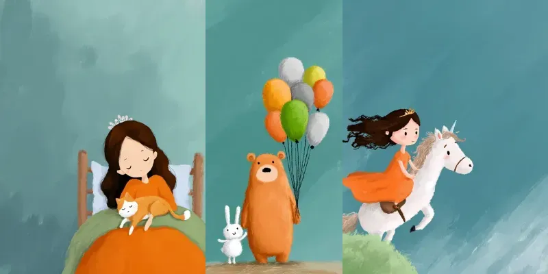 Minimalist Loose Style Storybook Artwork Generator App | PromptBase