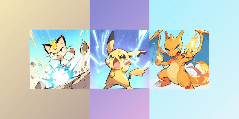 Dynamic Pokemon Fantasy Art Generator App | PromptBase