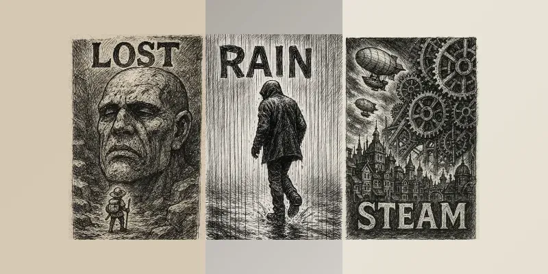 Gritty Ink Manga Sketches Posters ChatGPT Image Prompt | PromptBase