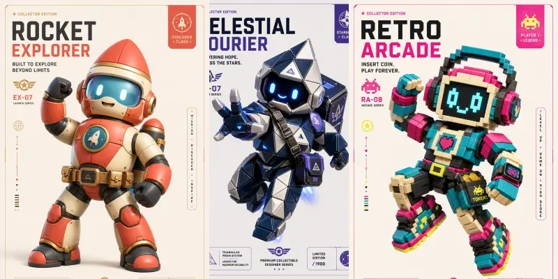 Modular Mascot Posters Generator App | PromptBase