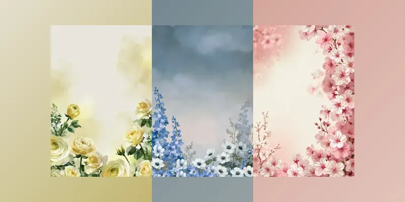 Dreamy Watercolor Floral Borders Midjourney Prompt | PromptBase