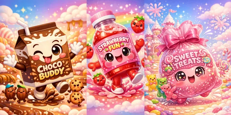 Kawaii Product Character Generator App | PromptBase