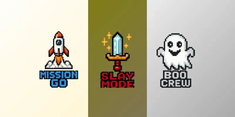 Pixel Art Tshirt Graphics Emblems Generator App | PromptBase