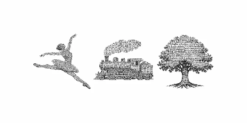Vintage Calligram Art Generator App | PromptBase