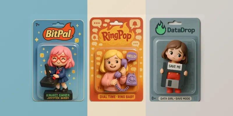 Retro Toy Kawaii Characters Pack Generator App | PromptBase