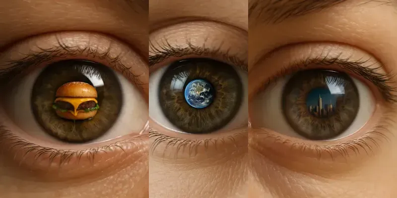 Eye Reflections Art Generator App | PromptBase