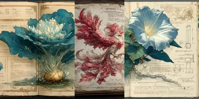 Ancient Fantasy Botanical Codex Generator App | PromptBase