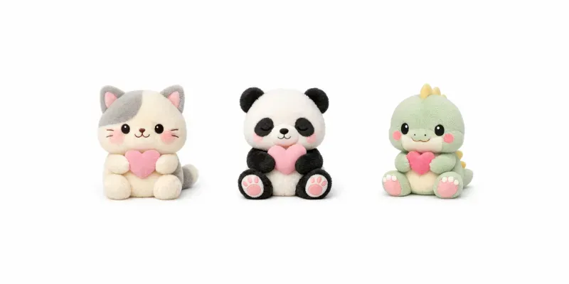 Cute Plush Toy Product Image Generator App | PromptBase