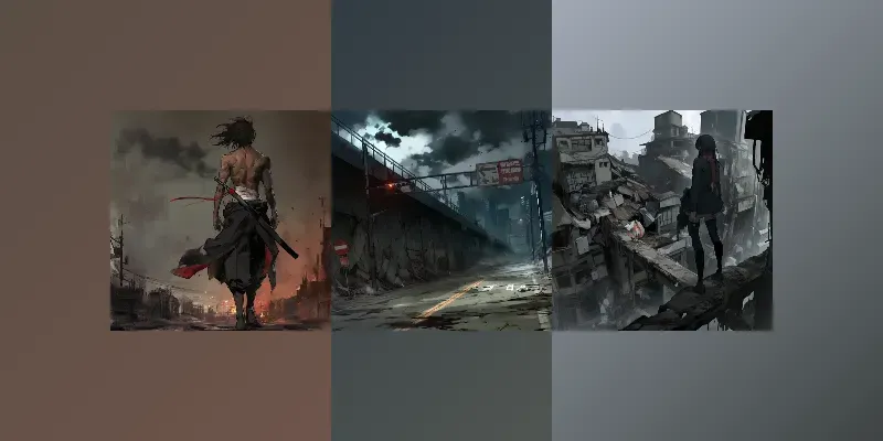 Wasteland Manga Frames Generator App | PromptBase
