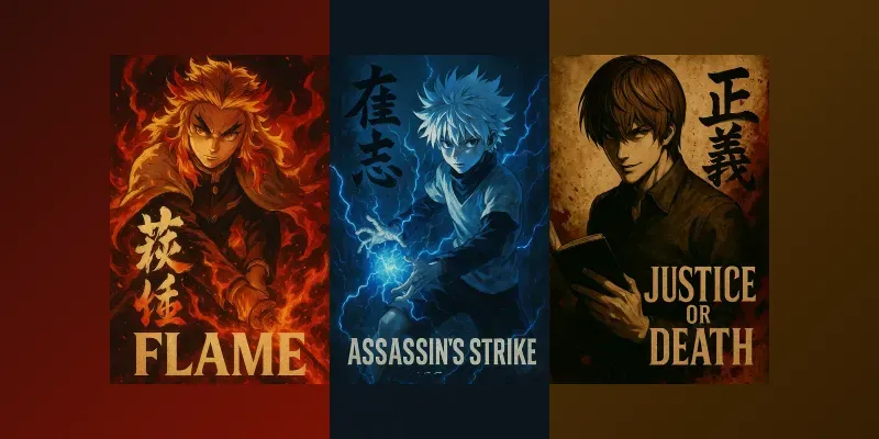 Cinematic Anime Poster Generator App | PromptBase