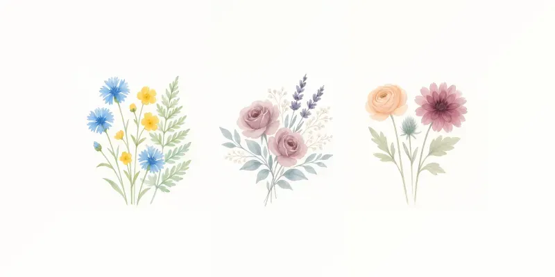 Watercolor Flower Art Prompt Pack Generator App | PromptBase