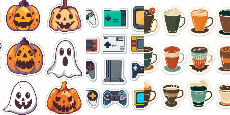 Pod Vector Sticker Pack Generator App | PromptBase