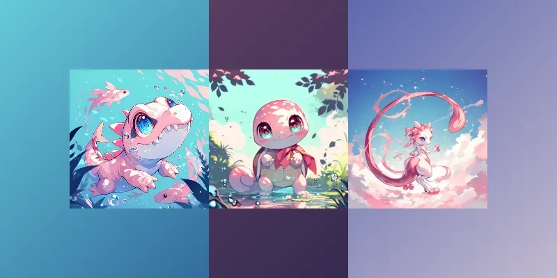 Dynamic Pokemon Fantasy Art Generator App | PromptBase