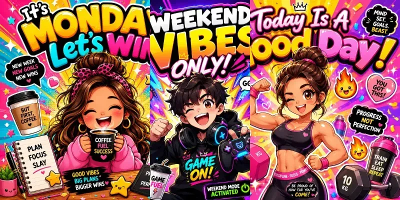 Cute Viral Kawaii Posters Generator App | PromptBase