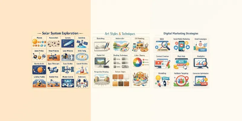 Infographic Grid Design Pack Generator App | PromptBase