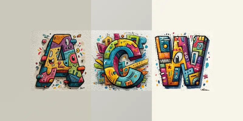 Playful Graffiti Letter Art Generator App | PromptBase