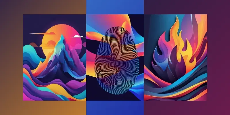 Digital Poster Design Flowing Style Generator App | PromptBase