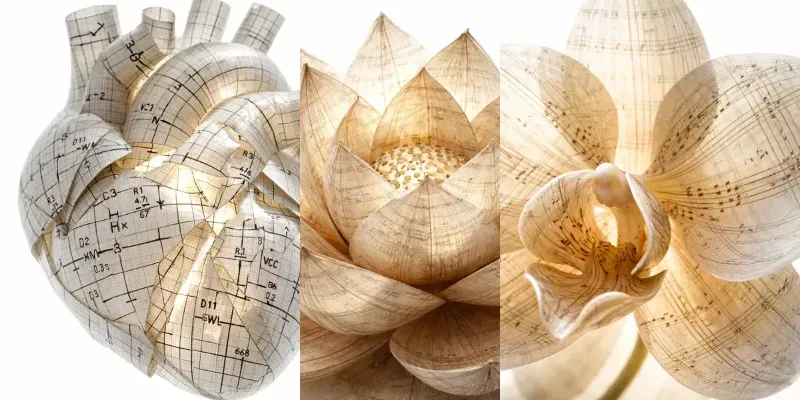 Minimalist Blueprint Origami Generator App | PromptBase