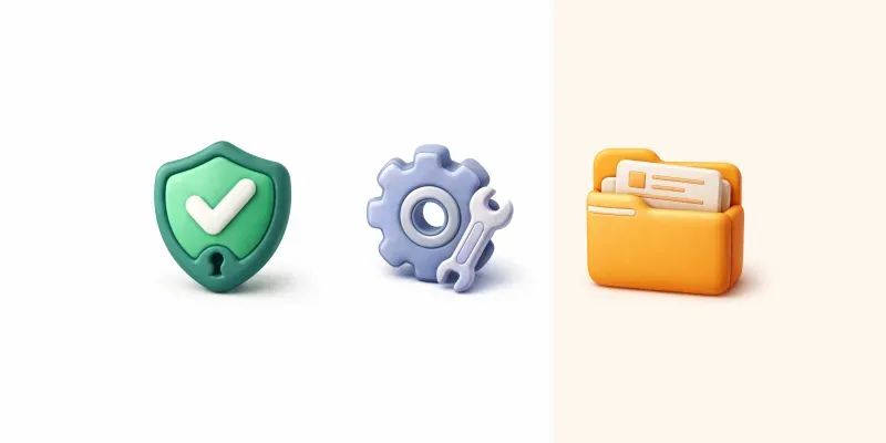 3d Clay Ui Icons Generator App | PromptBase