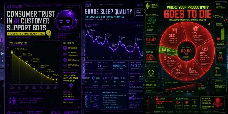 Cyberpunk Sarcastic Charts Generator App | PromptBase