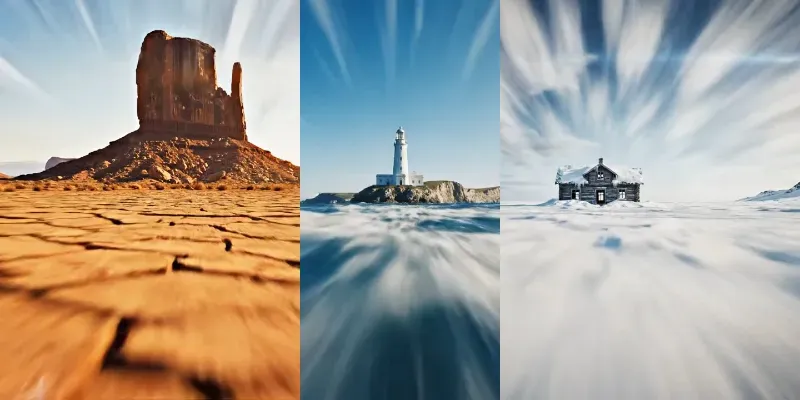 Hyper Speed Landscape Rush Videos Generator App | PromptBase