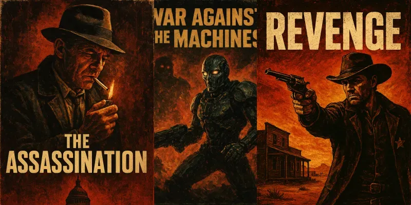 Gritty Action Movie Poster Packs ChatGPT Image Prompt | PromptBase