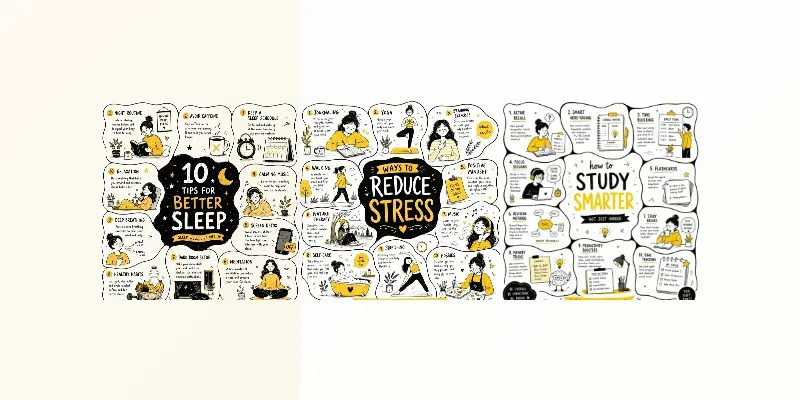 Handdrawn Infographic Poster Pack Generator App | PromptBase